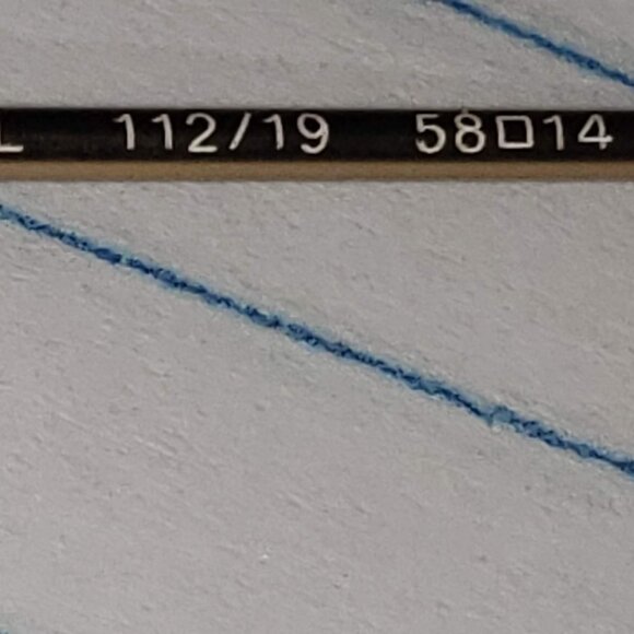 RAY-BAN Made in Italy RB3025 Aviator Large Metal 112/19 58-14mm 3N Sunglasses - Picture 16 of 16